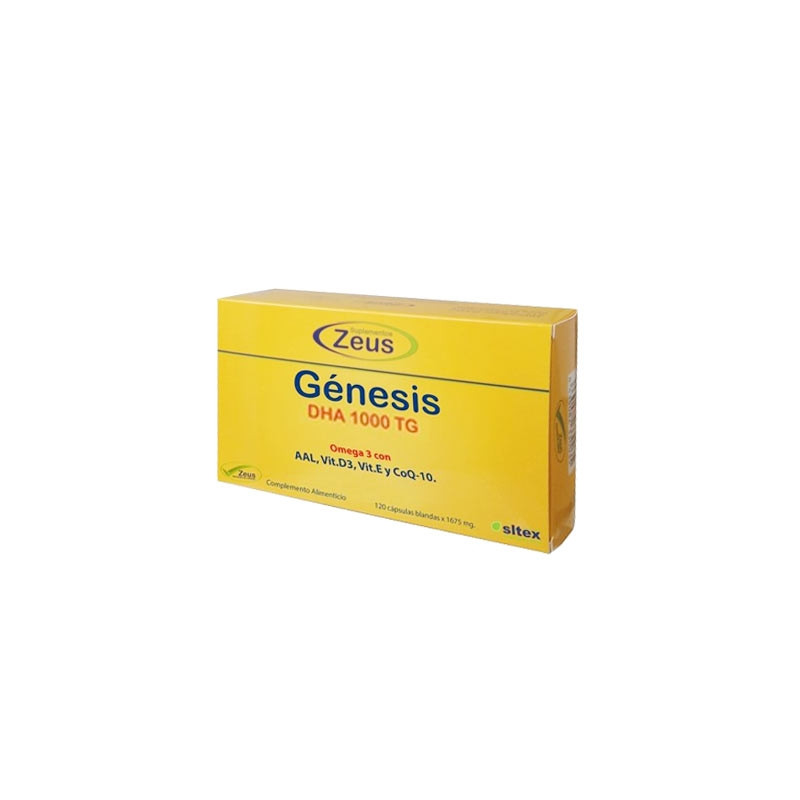 Zeus Genesis DHA 1000 TG Omega 3 60 Capsulas