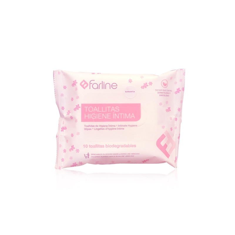 Farline Toallitas Higiene Intima 10 Uds
