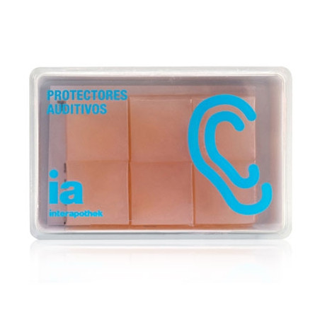 Interapothek Tapones Oidos Silicona Moldeable 6 Uds