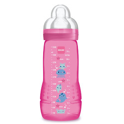Mam Easy Active Biberon Tetina Silicona Rosa 4m+ 330ml