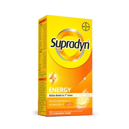 Supradyn Energy 30 Comprimidos Efervescentes