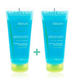 Bioderma Sebium Gel Espumoso Limpiador Duo 2x200ml - Farmacia en Casa Online