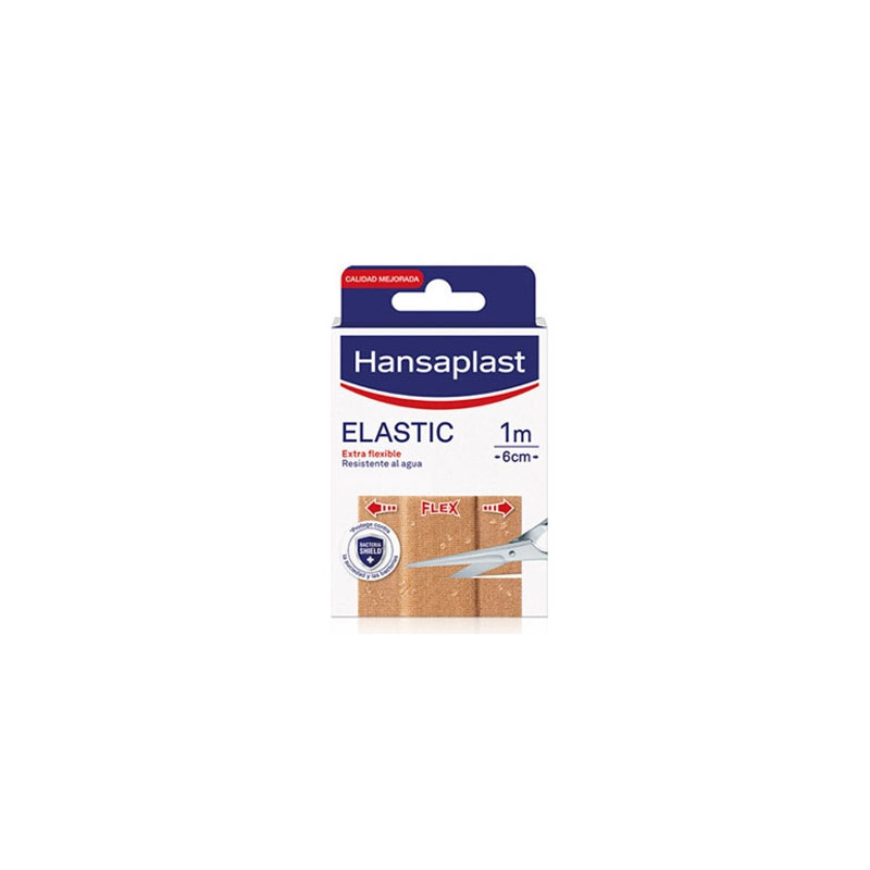 Hansaplast Elastic Aposito Extra Flexible Transpirable 1mx6cm