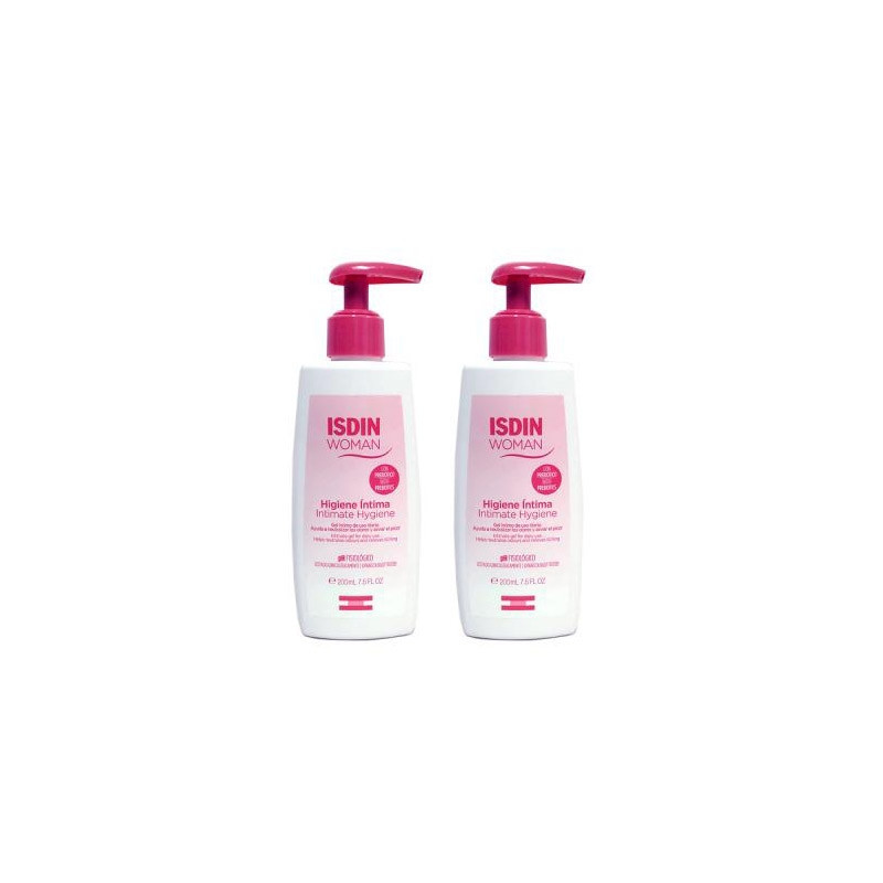 Isdin Woman Higiene Intima Gel Intimo Duplo 2x200ml