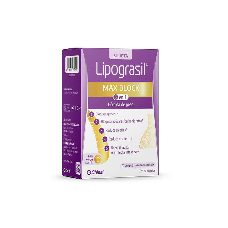 Lipograsil Max Block 5 en 1 120 Capsulas