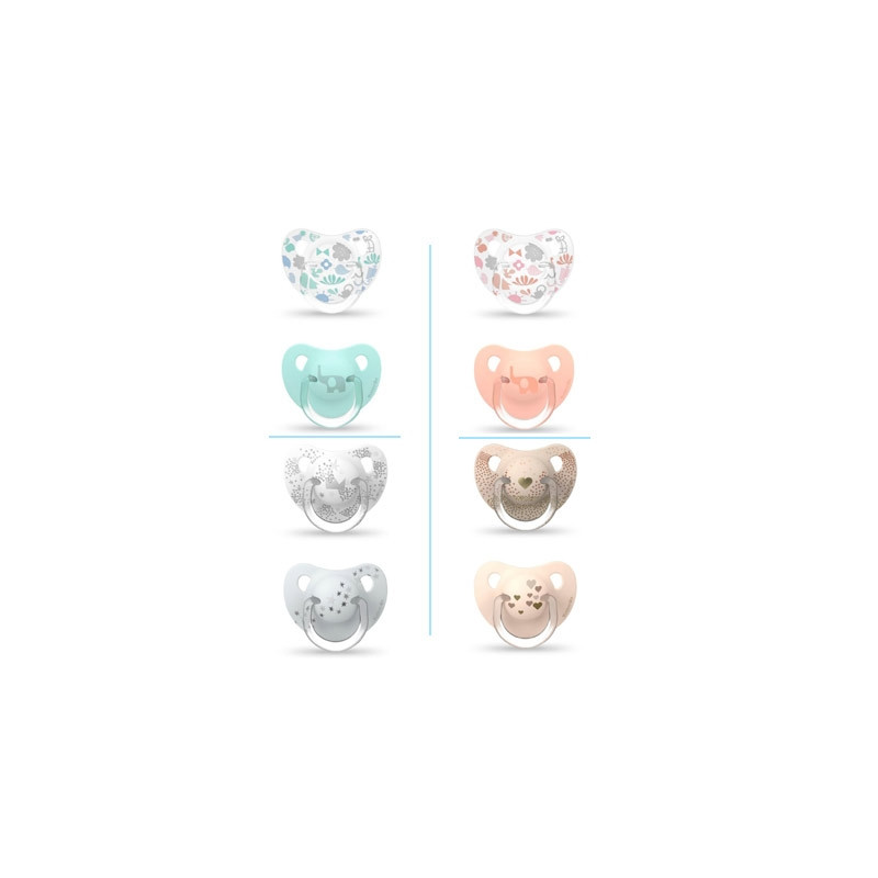 Suavinex Chupete Anatomico Silicona 6-18m 2 Uds