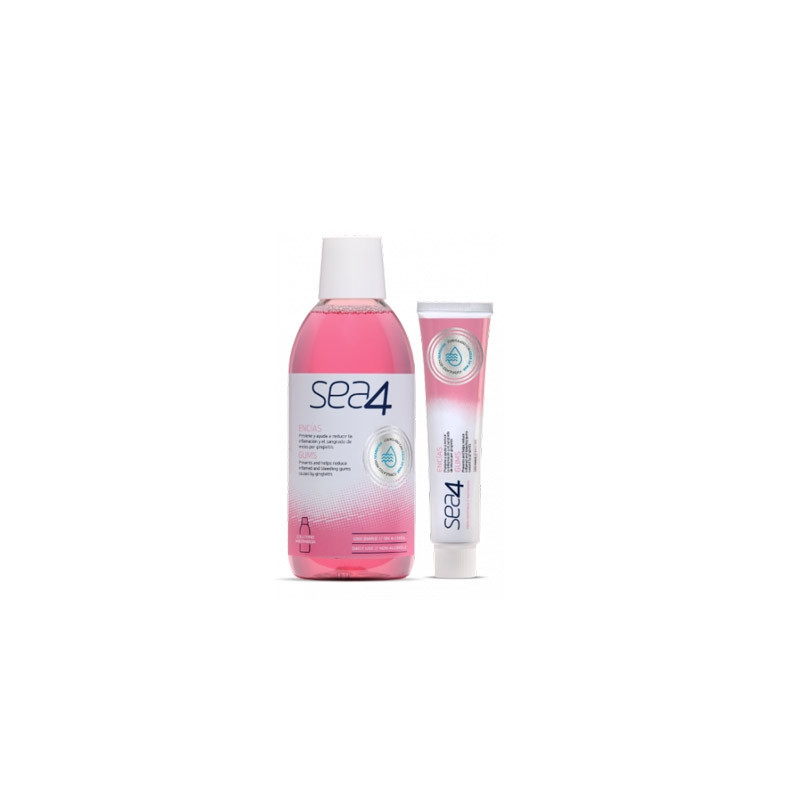 Sea4 Encias Colutorio Uso Diario 500ml + Pasta Dentifrica 75ml