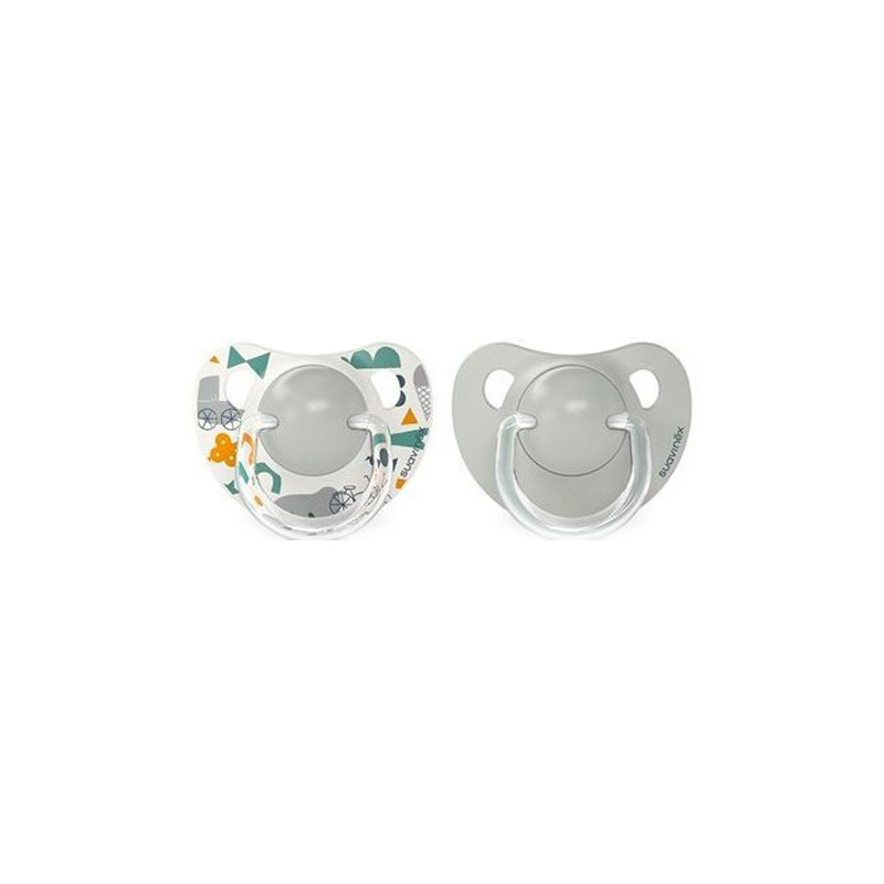 Suavinex Chupete Anatomico Silicona 18m+ 2 Uds