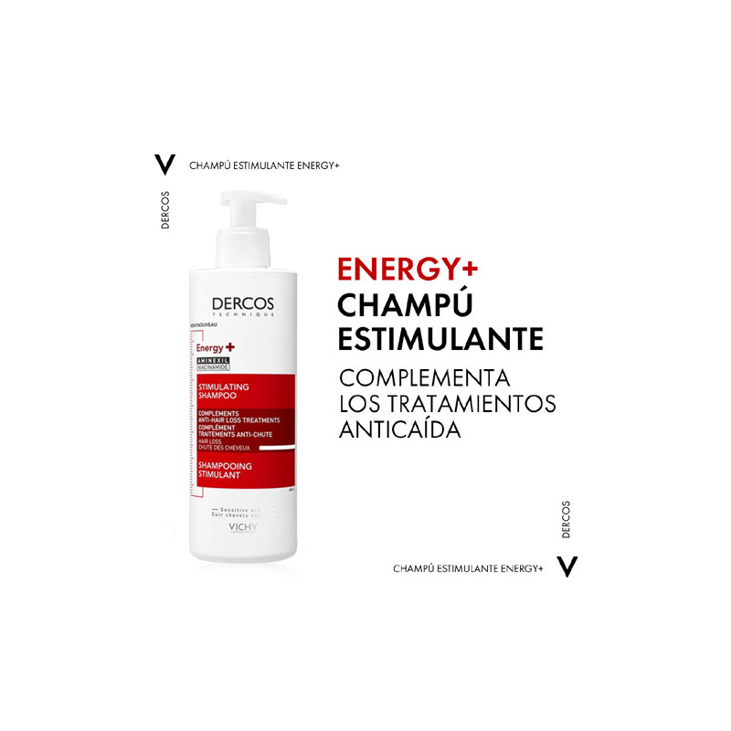 Vichy Dercos Energy+ Champu Estimulante 400ml