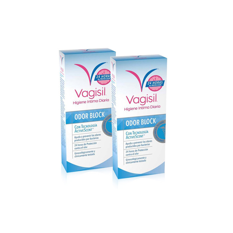 Vagisil Higiene Intima Proteccion Odor Block Duplo 2x250ml