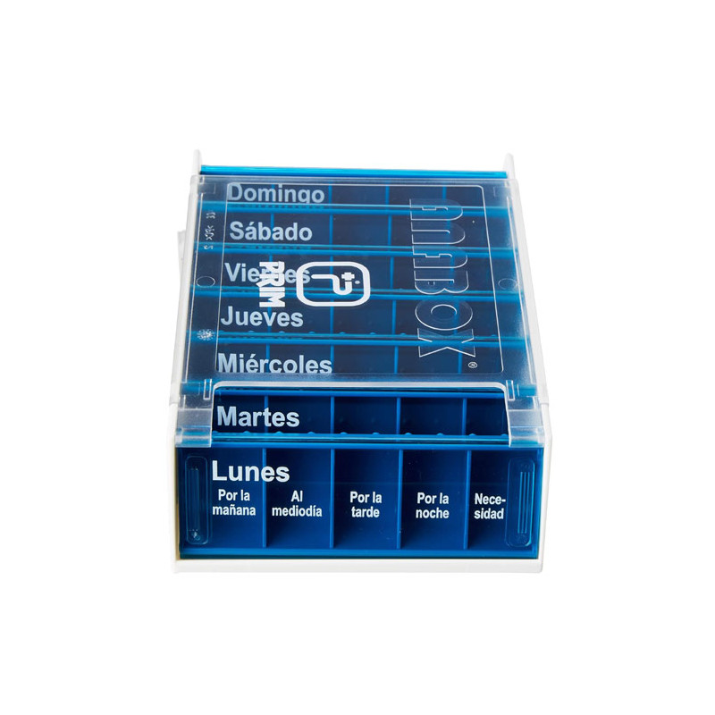 Pastillero Semanal Prim Azul