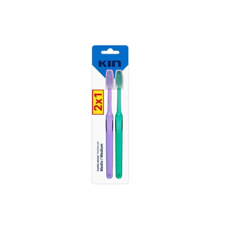 Kin Cepillo Dental Medio 2Uds