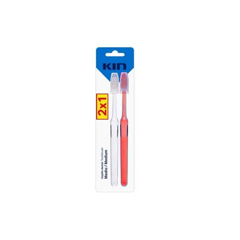 Kin Cepillo Dental Medio 2Uds