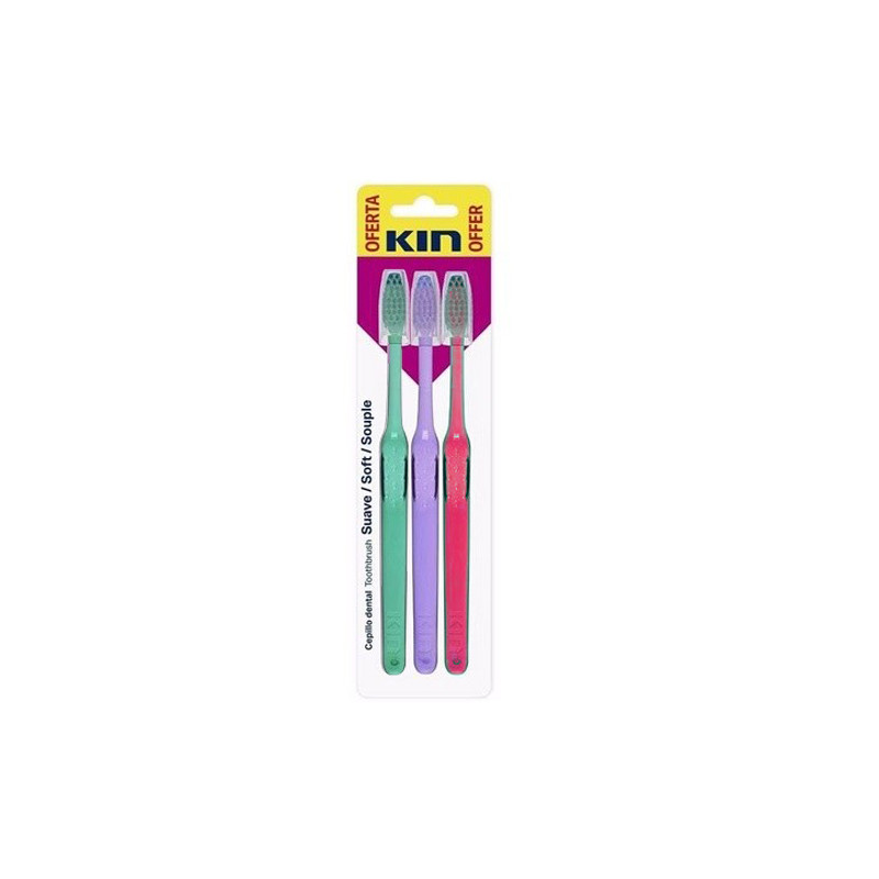 Kin Cepillo Dental Suave 3 Uds