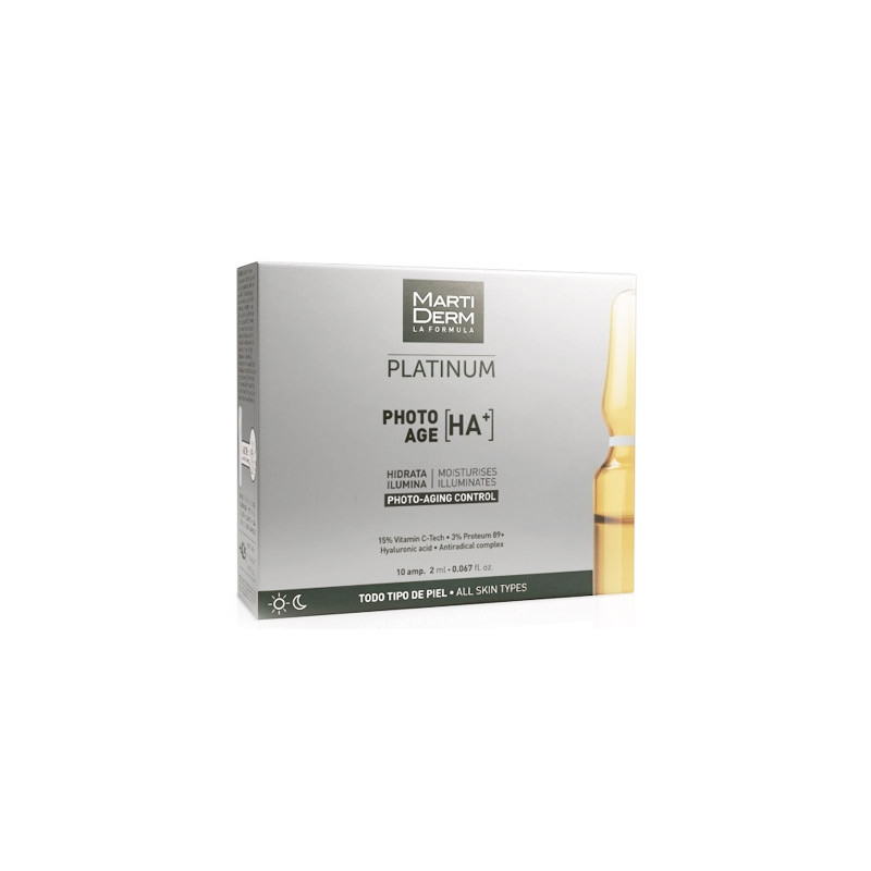 Martiderm Platinum Photo-Age HA+ Antiedad 10 Ampollas