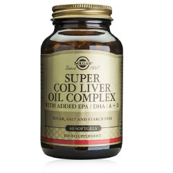 Solgar Super Cod Liver Oil Complex 60 Capsulas Blandas