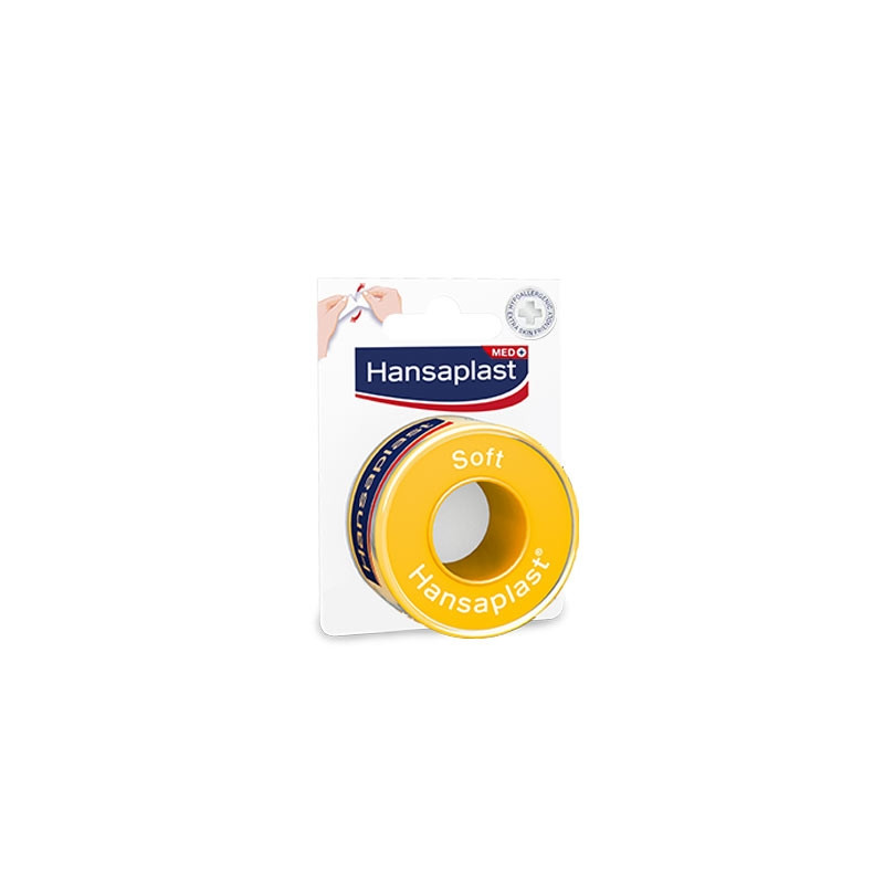 Hansaplast Soft Esparadrapo 5m x 2,5cm