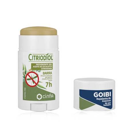 Goibi Citriodiol Barra Repelente de Insectos 50gr
