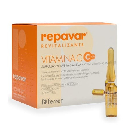 Repavar Revitalizante Vitamina C 20 Ampollas