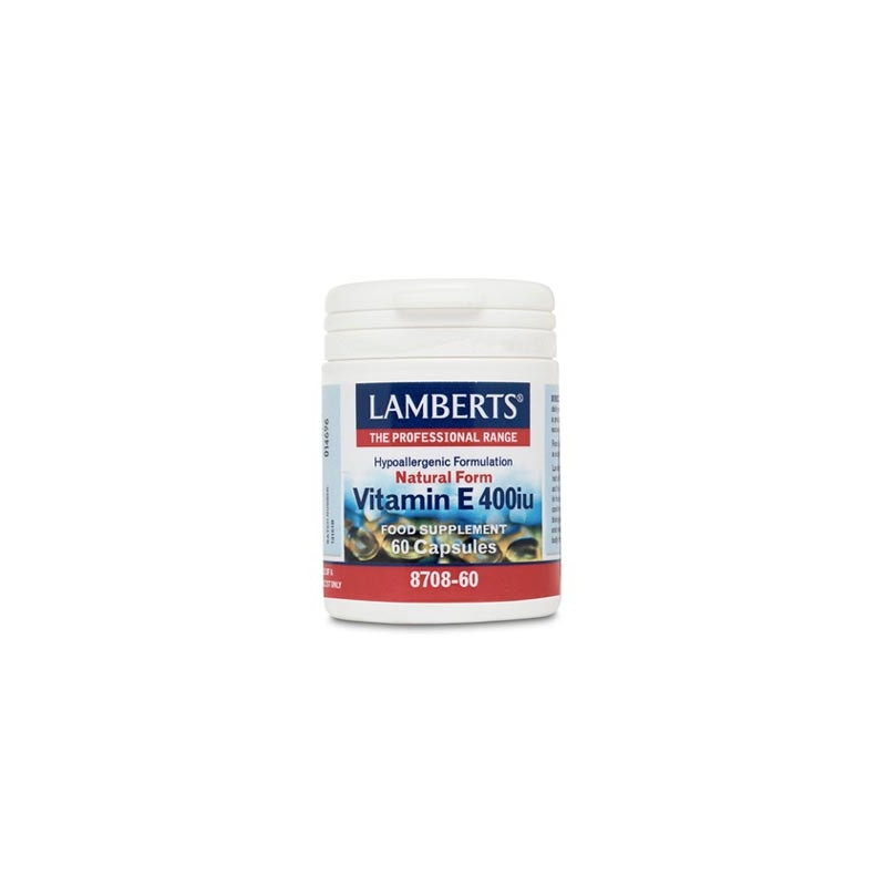 Lamberts Vitamina E Natural 400ui 60 Cap