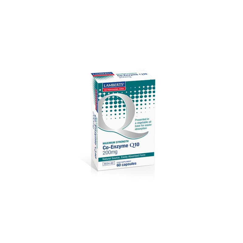 Lamberts Co-enzima q10 200mg 60 cápsulas