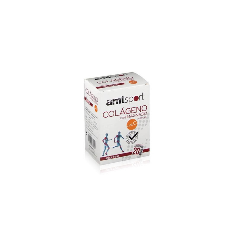Lajusticia Amlsport Colageno-Magnesio+Vitamina C Fresa 20 Sticks