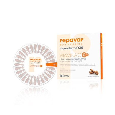 Repavar Revitalizante Monoderma C10 Vitamina C 28 Capsulas