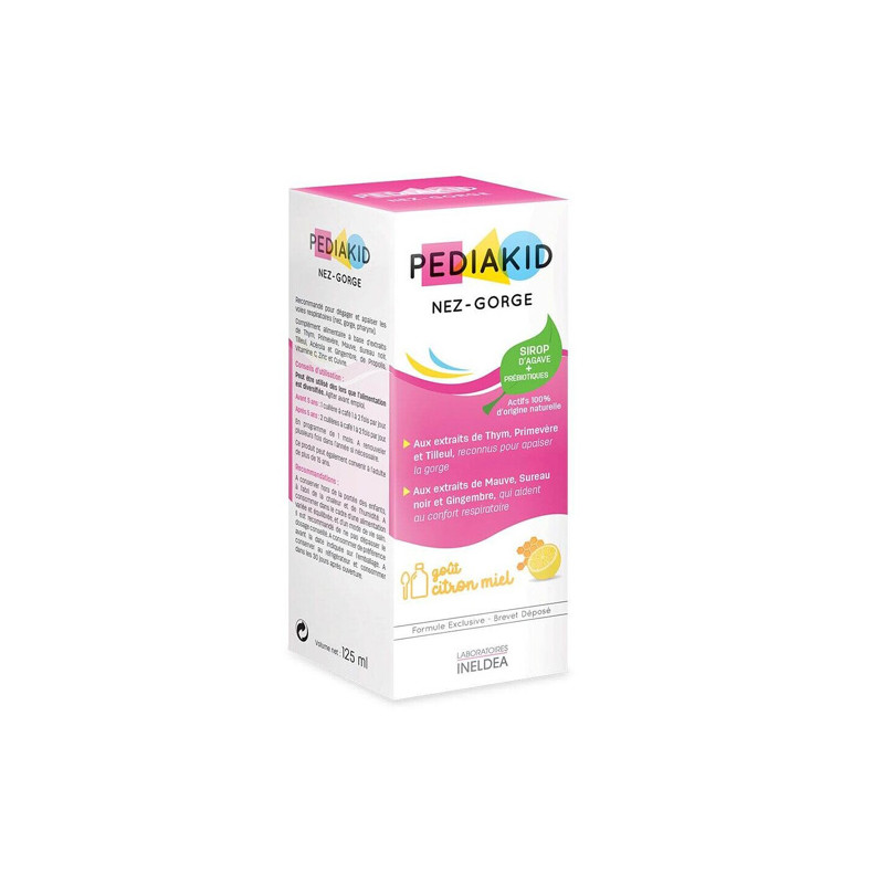 Pediakid Jarabe Infantil Garganta Limon y Miel 125ml