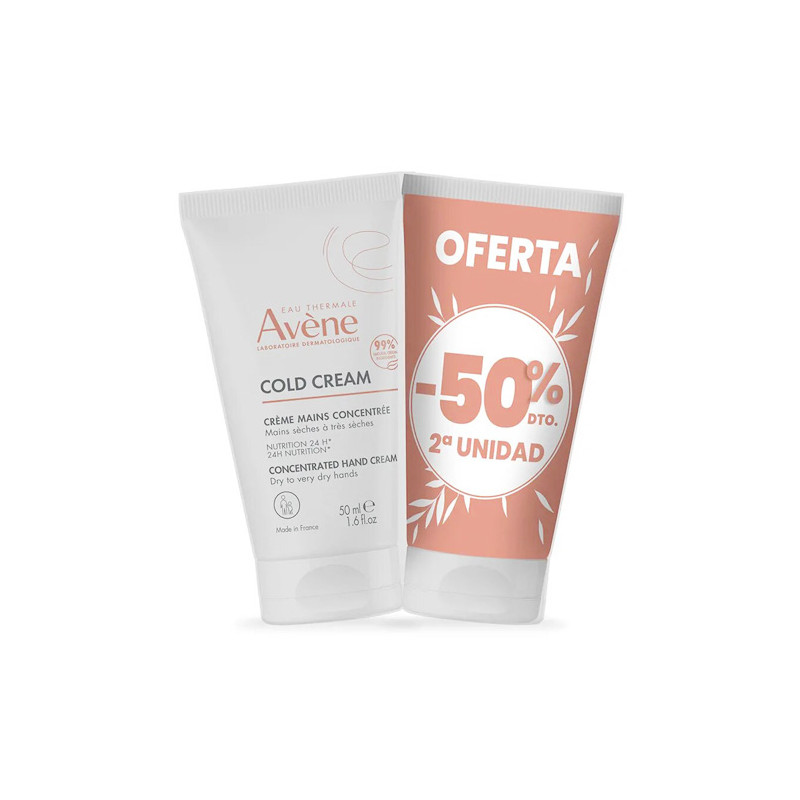 Avene Cold Cream Crema de Manos Duplo 2x50 ml
