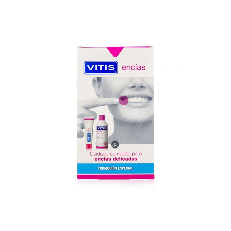 Dentaid Vitis Encias Colutorio 500ml + Vitis Pasta Dental 100ml