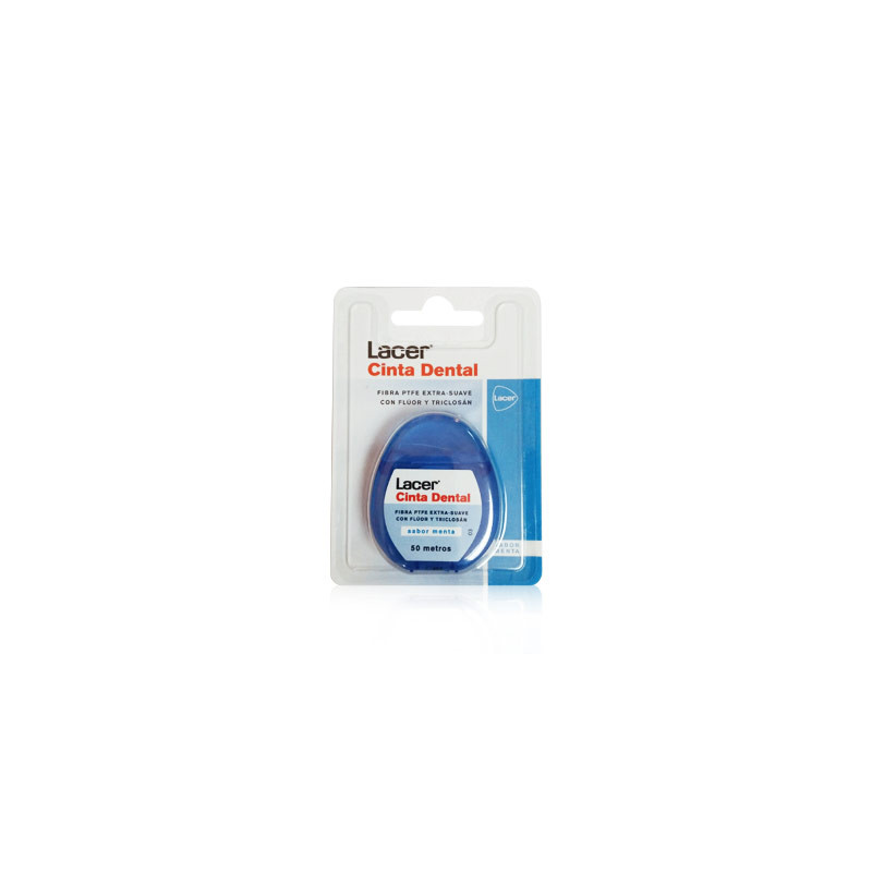 Lacer Cinta dental fluor triclosan menta 50 m