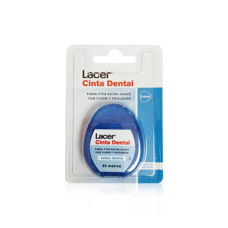Lacer Cinta dental fluor triclosan menta 50 m