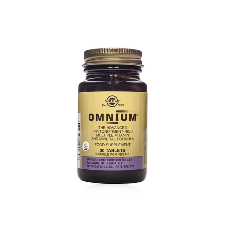 Solgar Omnium 30 Comprimidos