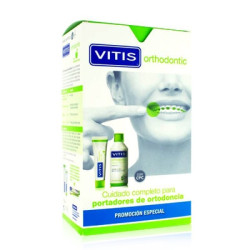 Dentaid Vitis Orthodontic Colutorio 500 ml + Pasta Dentifrica 100 ml