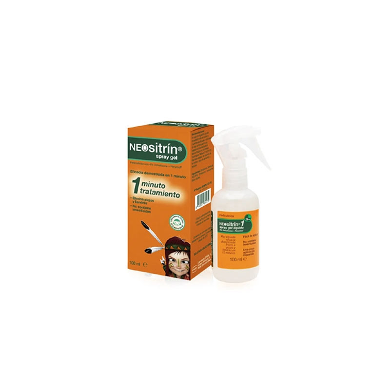Neositrin 100 por Cien Spray Antipiojos Gel Liquido 100ml