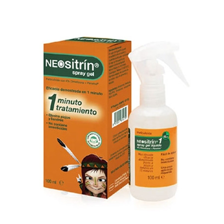 Neositrin 100 por Cien Spray Antipiojos Gel Liquido 100ml
