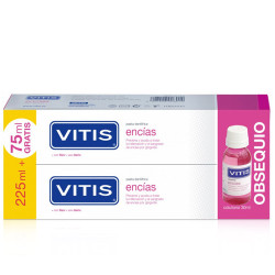 Vitis Pasta Dental Encias Duplo 2x150ml + Colutorio 30ml