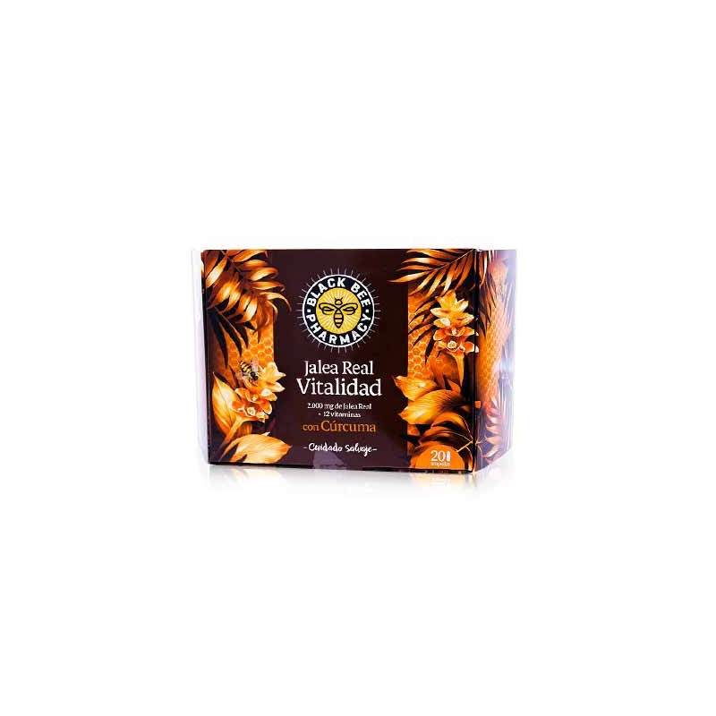Black Bee Jalea Real Vitalidad 20 Ampollas