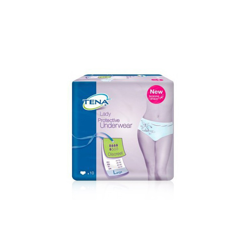 Tena Lady Proteccion Underwear Discret T/G 10 Uds