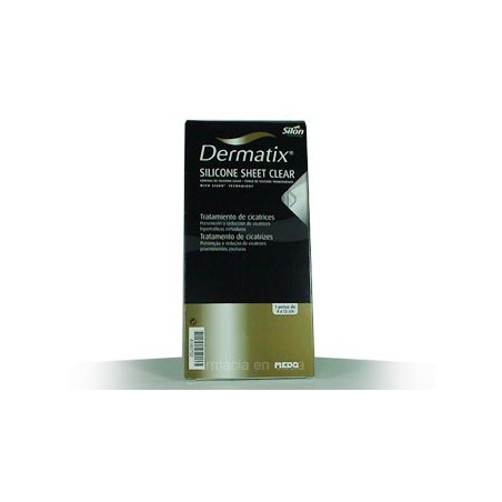 Dermatix lamina silicona clear 4x13cm