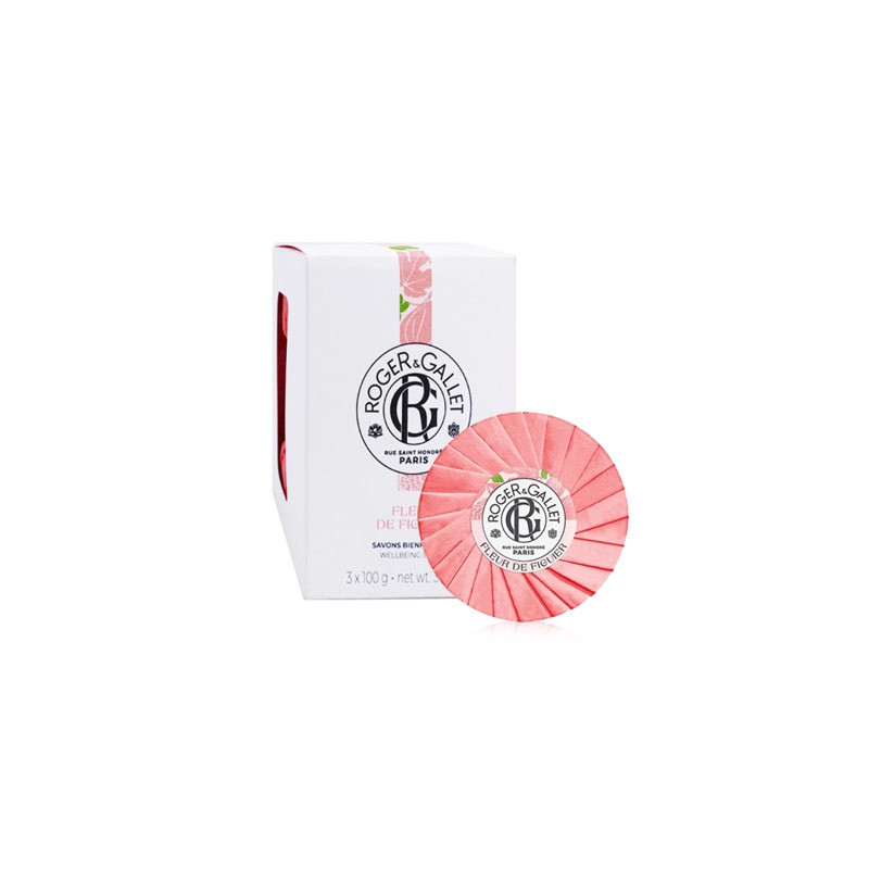 Roger Gallet Fleur de Figuier Jabon Calmante 3x100gr
