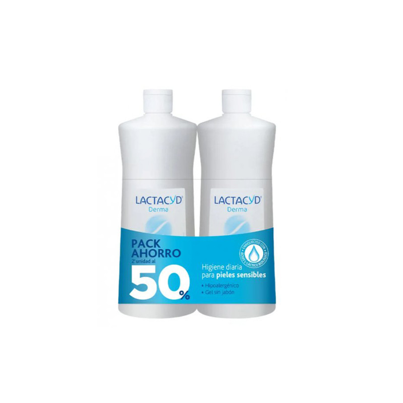 Lactacyd Derma Gel de Baño Duplo 2x1l