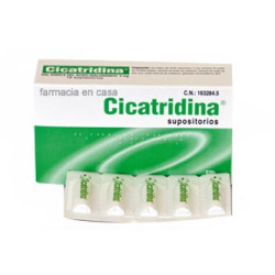 Cicatridina supositorios 5 mg 10uds