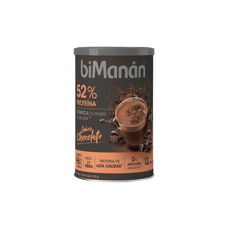 Bimanan 52% Proteina Batido Sabor Chocolate 360gr