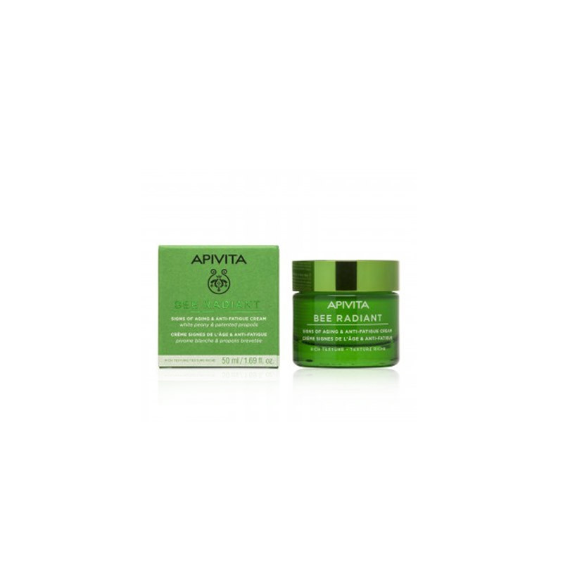 Apivita Bee Radiant Crema Rica Signos Edad y Antifatiga 50ml