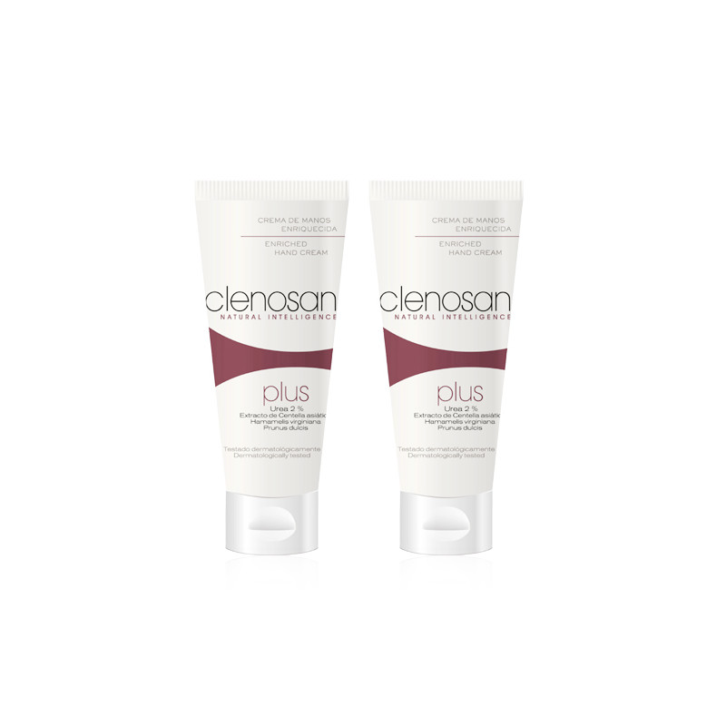 Clenosan Crema de Manos Enriquecida Plus Duplo 2x50ml