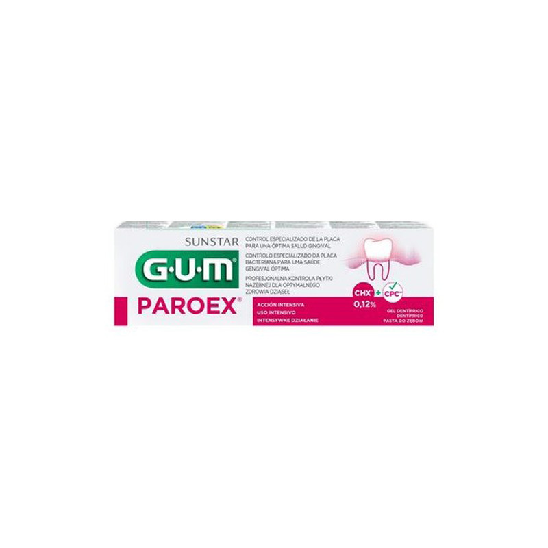 Gum Paroex Tratamiento Gel Dental Clorhexidina 0,12/100 75ml
