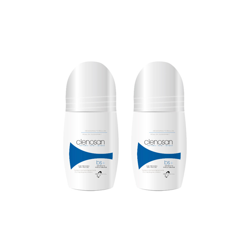 Clenosan Desodorante Roll-On Natural S/Alcohol Duplo 2x75ml