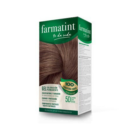 Farmatint 5d Castaño Claro Dorado Gel 135ml