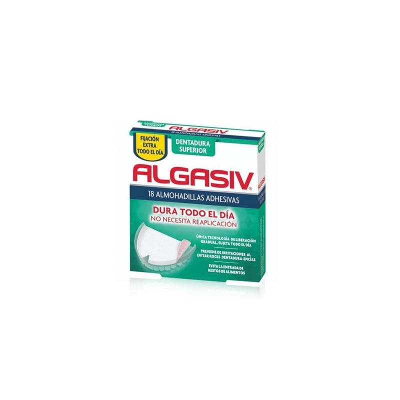 Algasiv Almohadillas Adhesivas Protesis Superior 18Uds